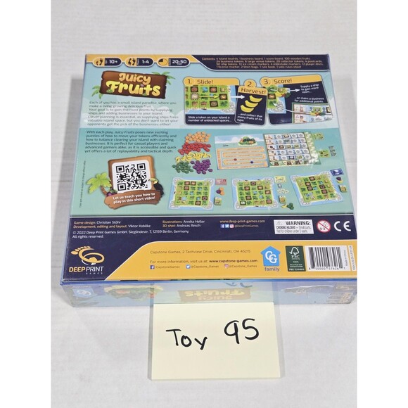 Juicy Fruits Board Game New Sealed 1-4 Players 10+ Deep Print Capstone Games - Picture 4 of 8